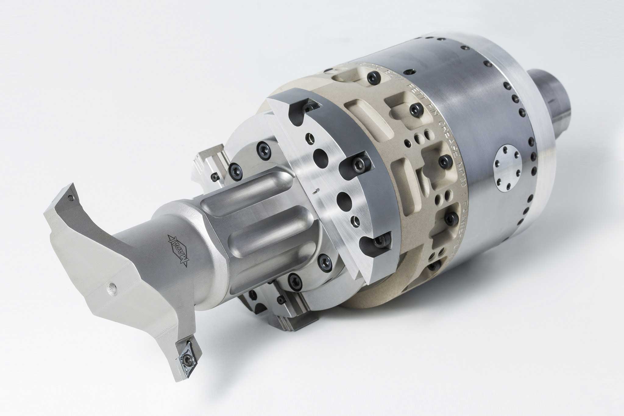 In this case, the TOOLTRONIC U axis is used as type of input for actuating tools.