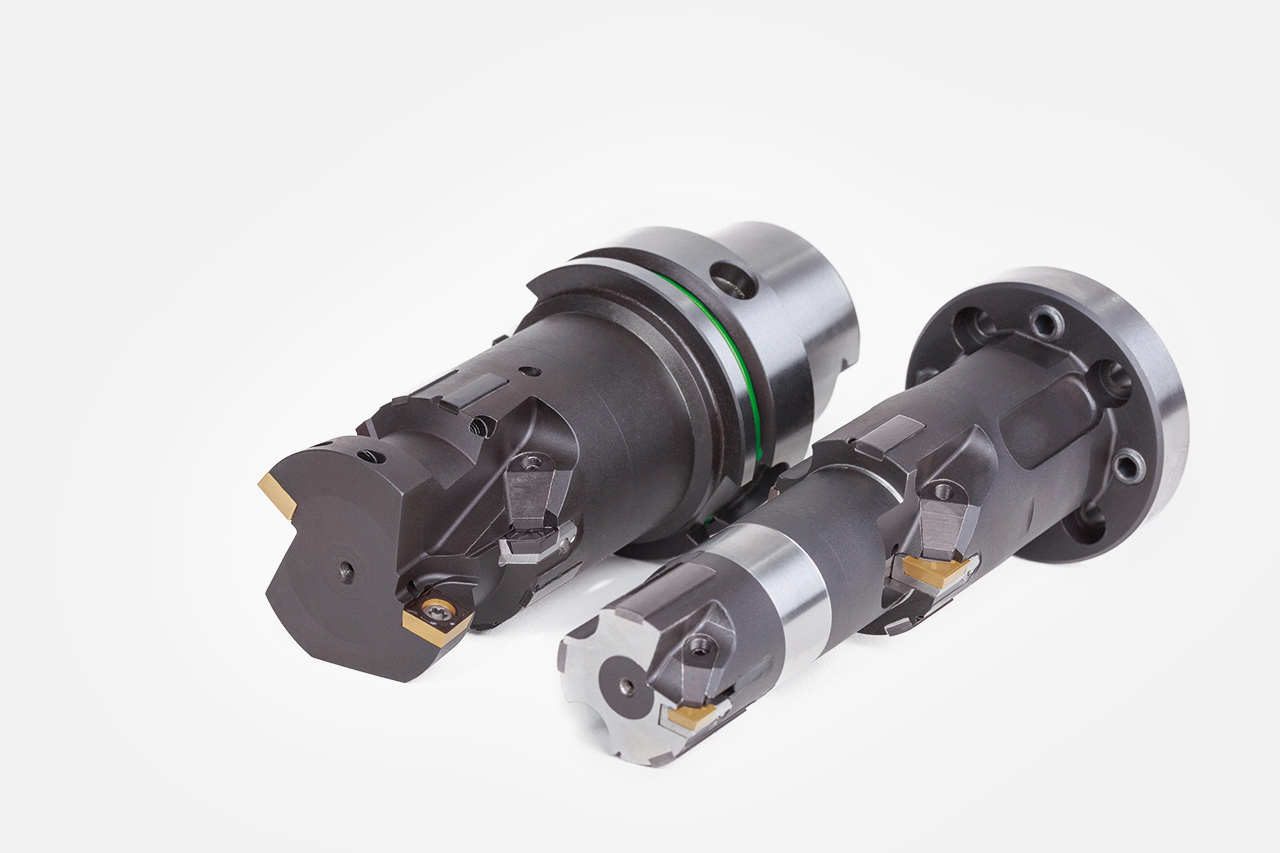 The picture shows two reamers with the EasyAdjust system.