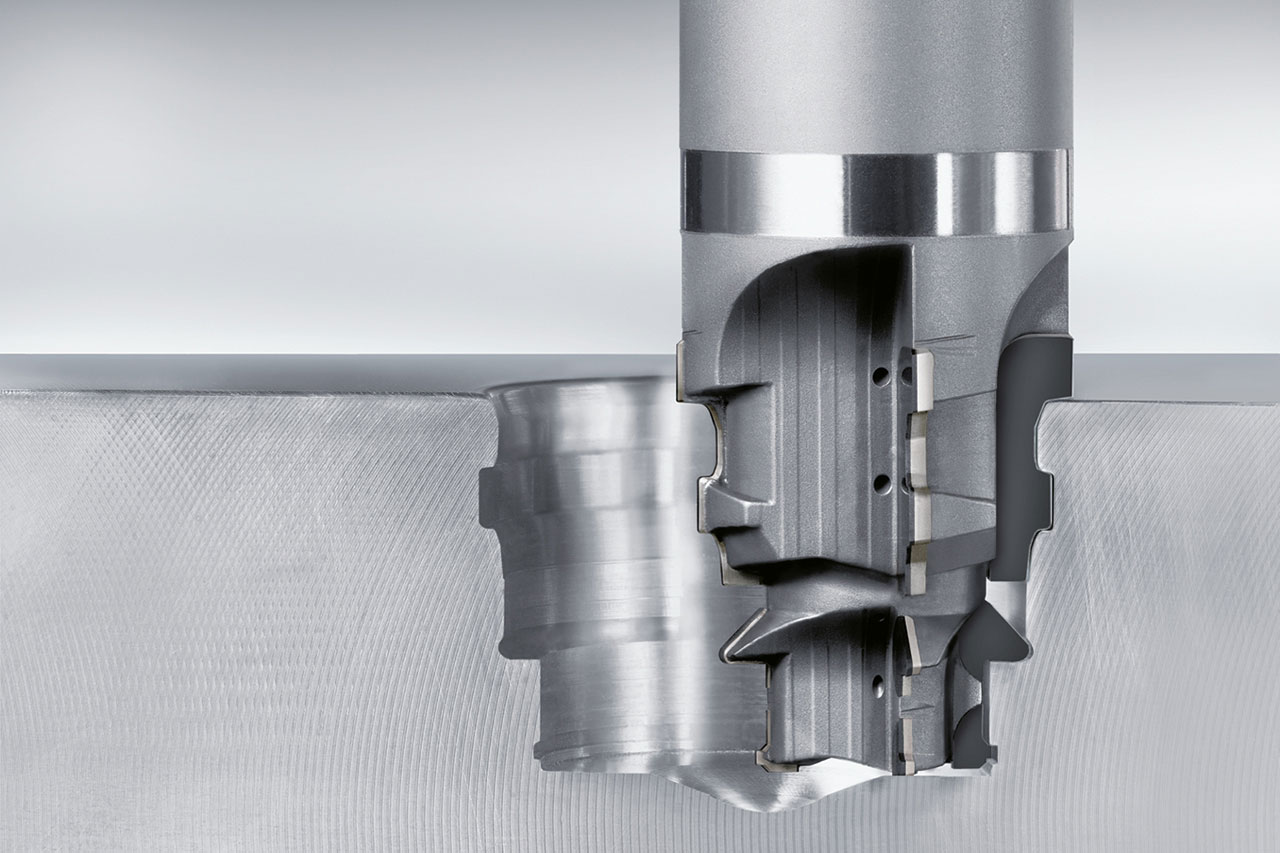 The picture shows a customer-specific special milling cutter with PCD cutting edges from MAPAL.