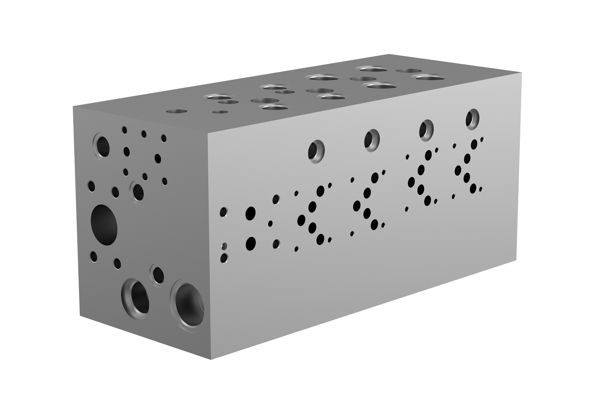 Hydraulics control block