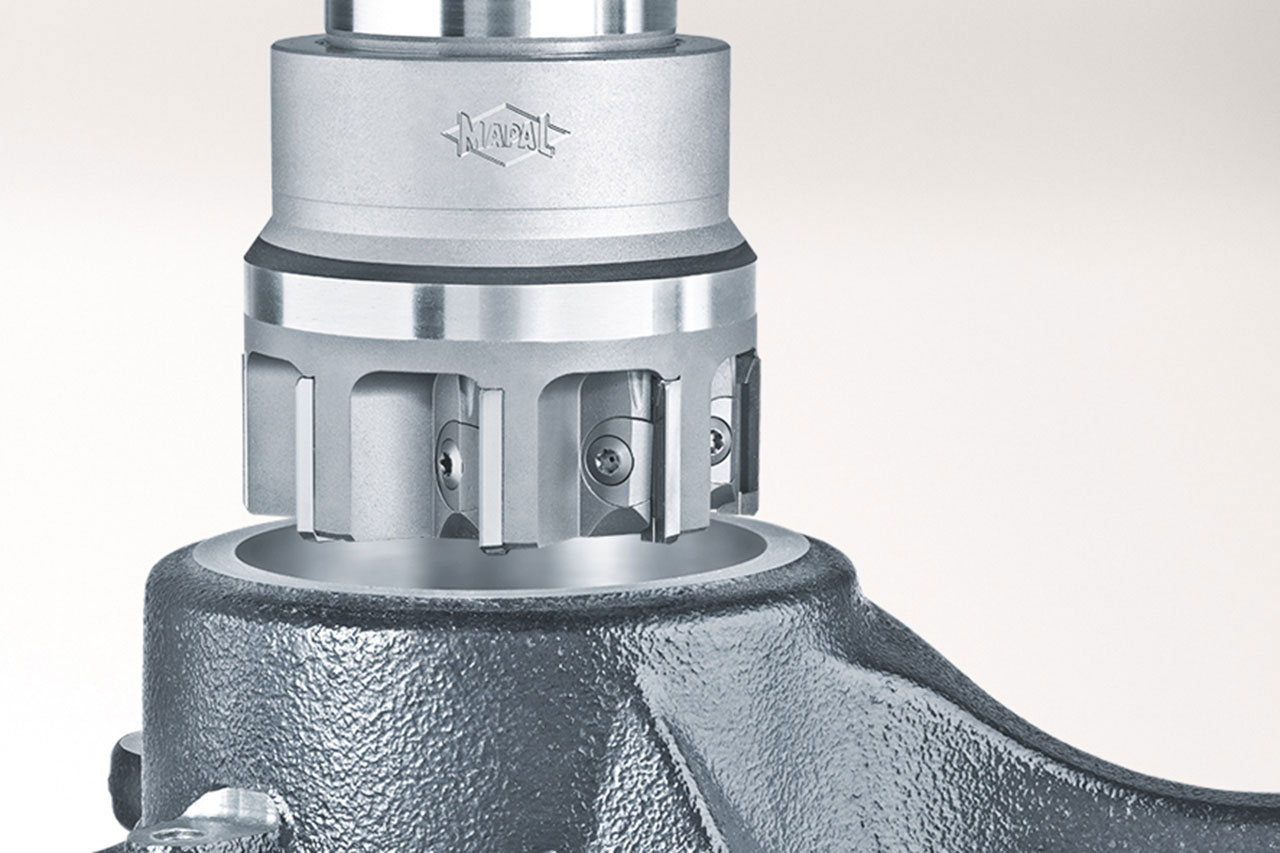 Inexpensive reconditioning: The HPR300 reaming system for large diameters from MAPAL.