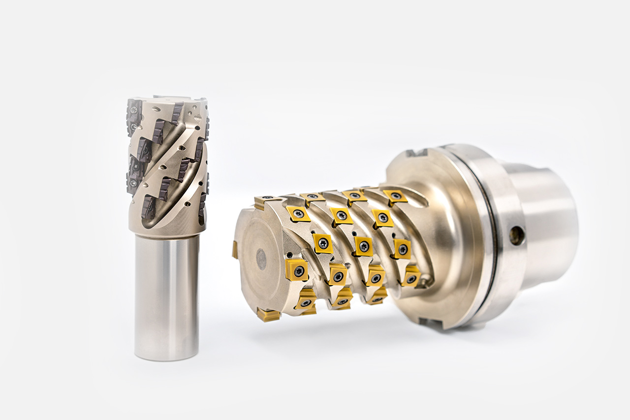 Two shell end face milling cutters from MAPAL.