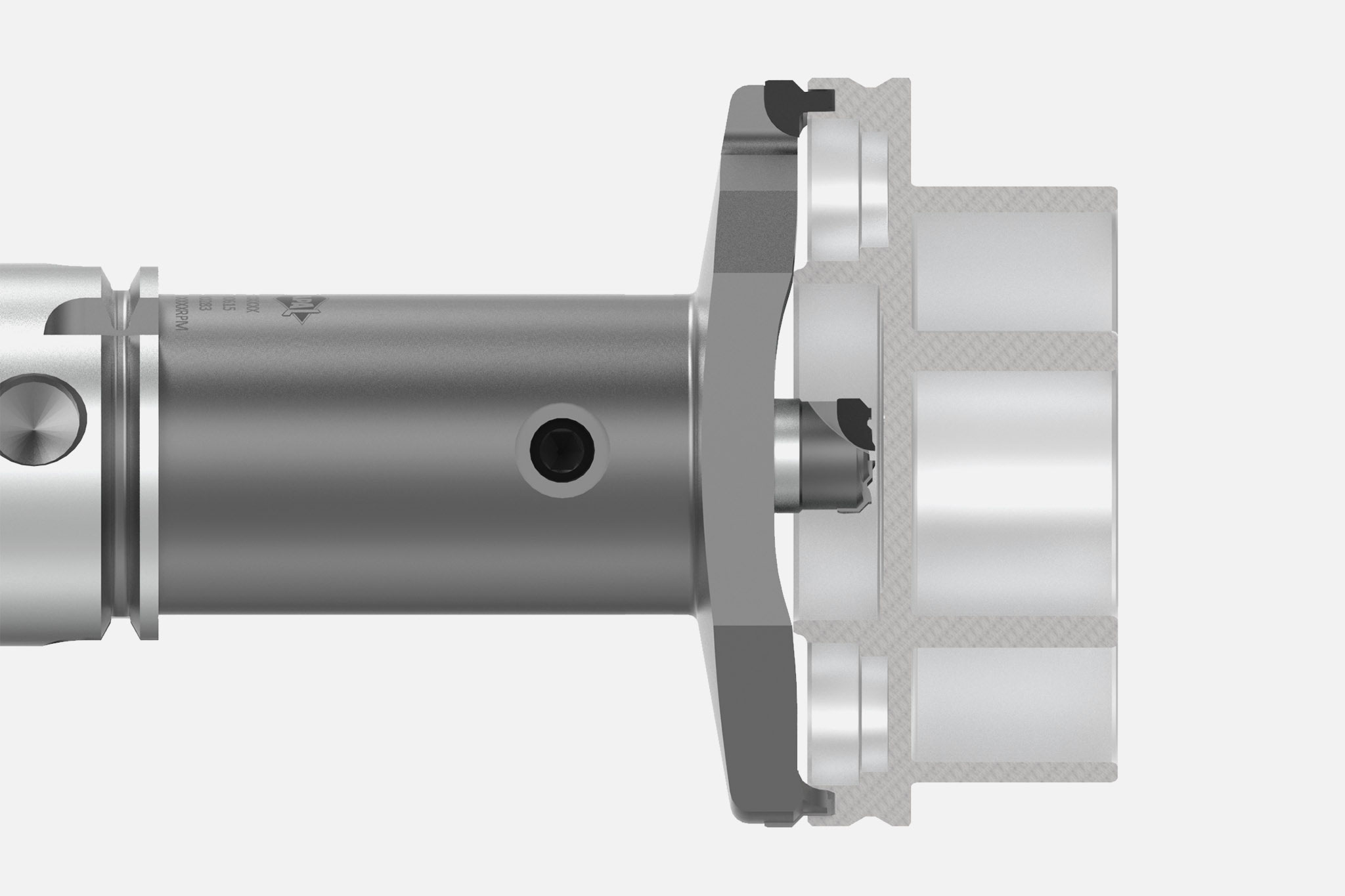 The combination tool finishes the recesses for the sealing grooves.