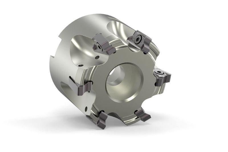 Ein Eckfräser NeoMill-4-Corner für Beabeitungen mit Störkontur.