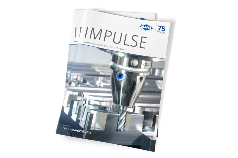 Die Titelseite der deutschen Version von IMPULSE 85 von MAPAL ist auf dem Bild zu sehen.