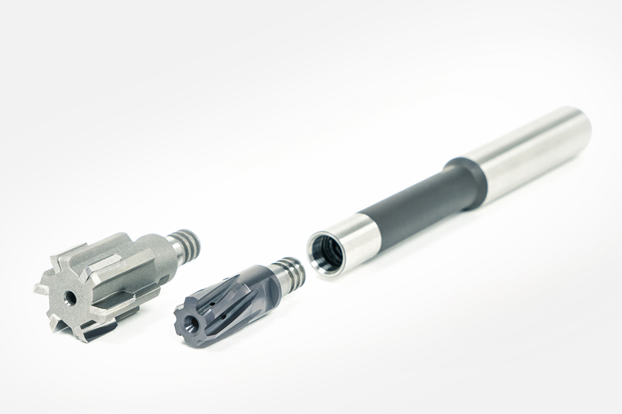 CPR replaceable head reamers with CFS interface from MAPAL.