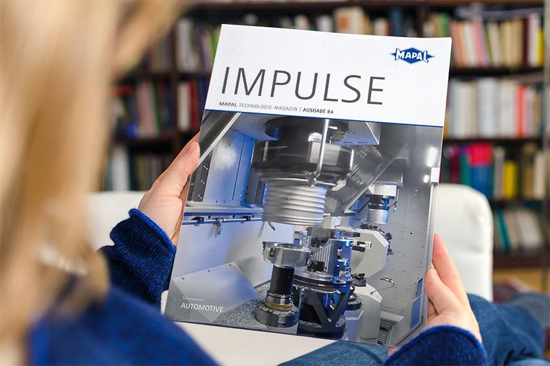 Die Titelseite der deutschen Version von IMPULSE 84 von MAPAL ist auf dem Bild zu sehen.